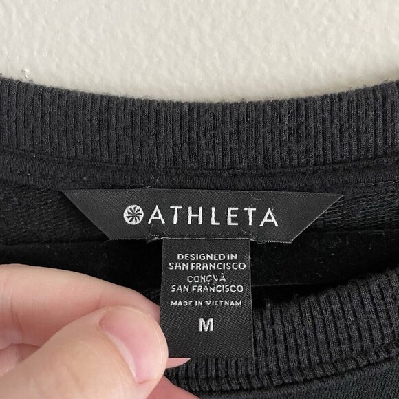 Athleta M Super Soft Nirvana Fabric Relaxed Crew Neck Mindset Pacific Sweatshirt - Picture 7 of 9